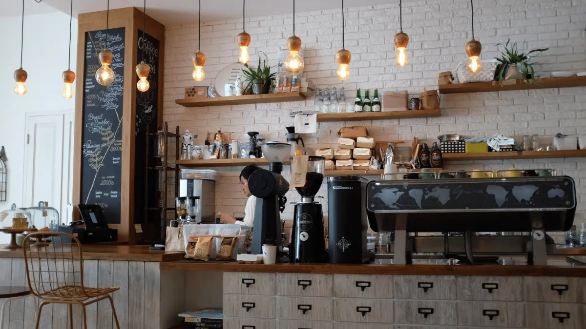 Cafe Interior Design Lighting