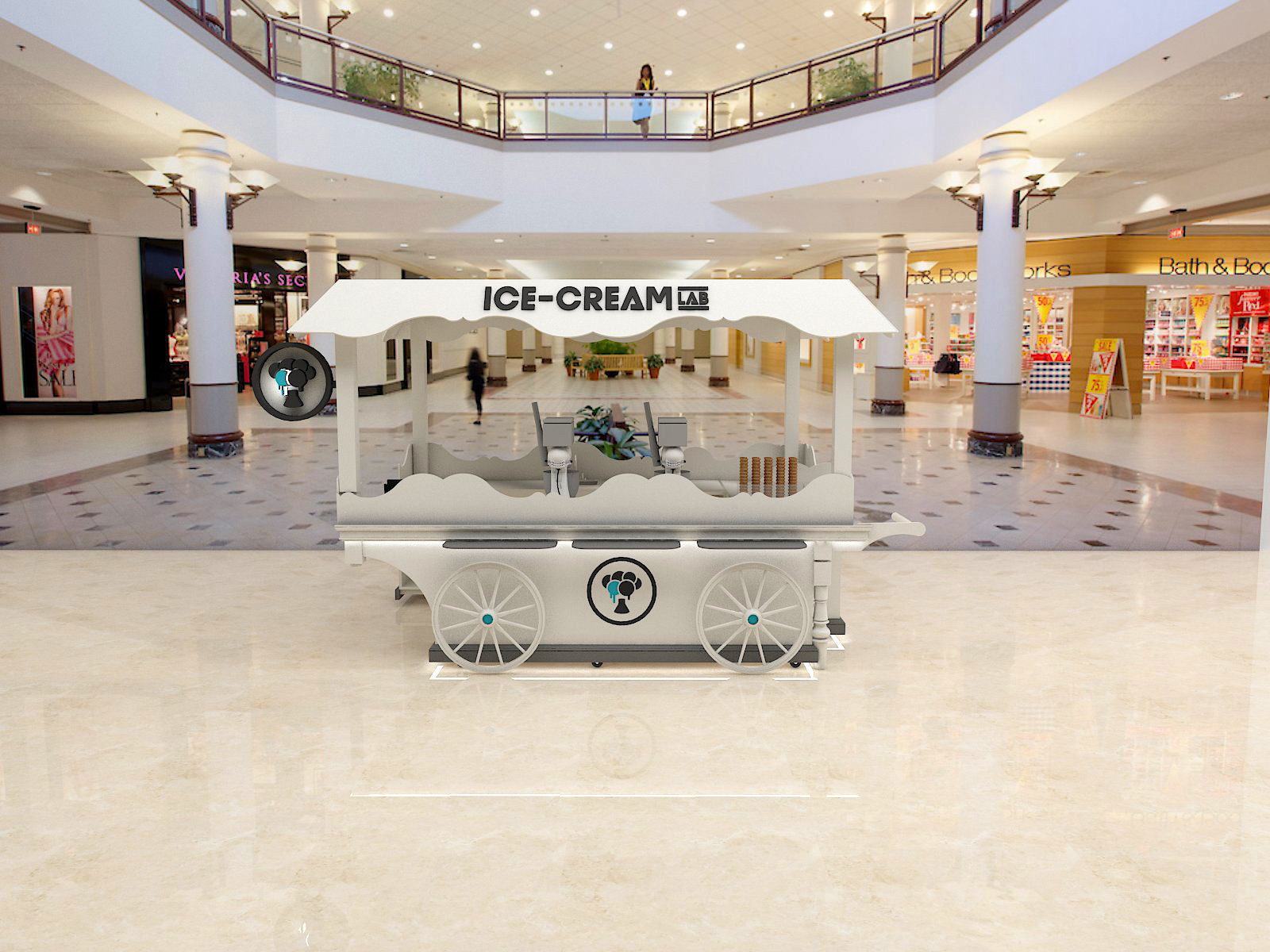 Ice Cream Kiosk model