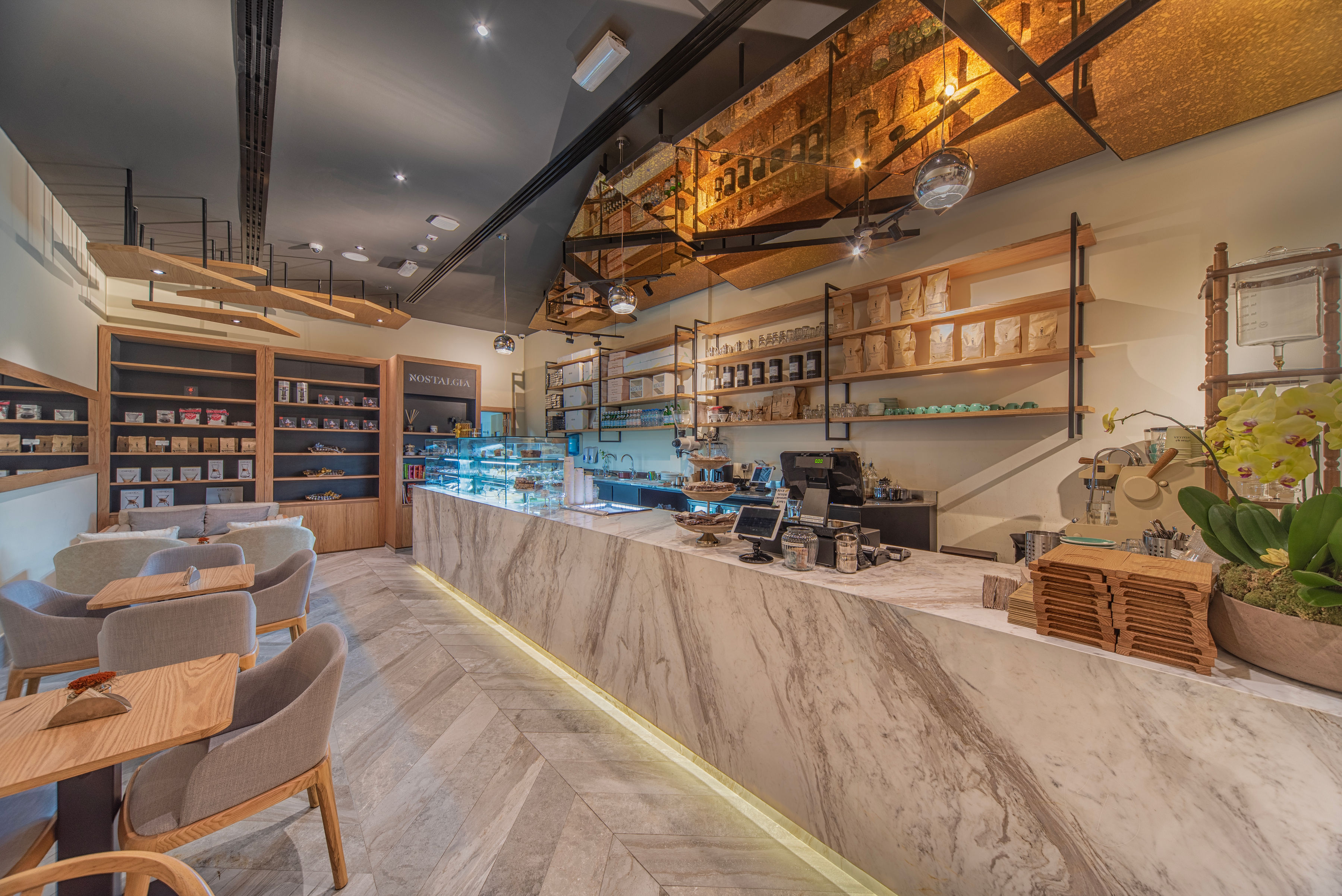  Cafe interior design in Dubai