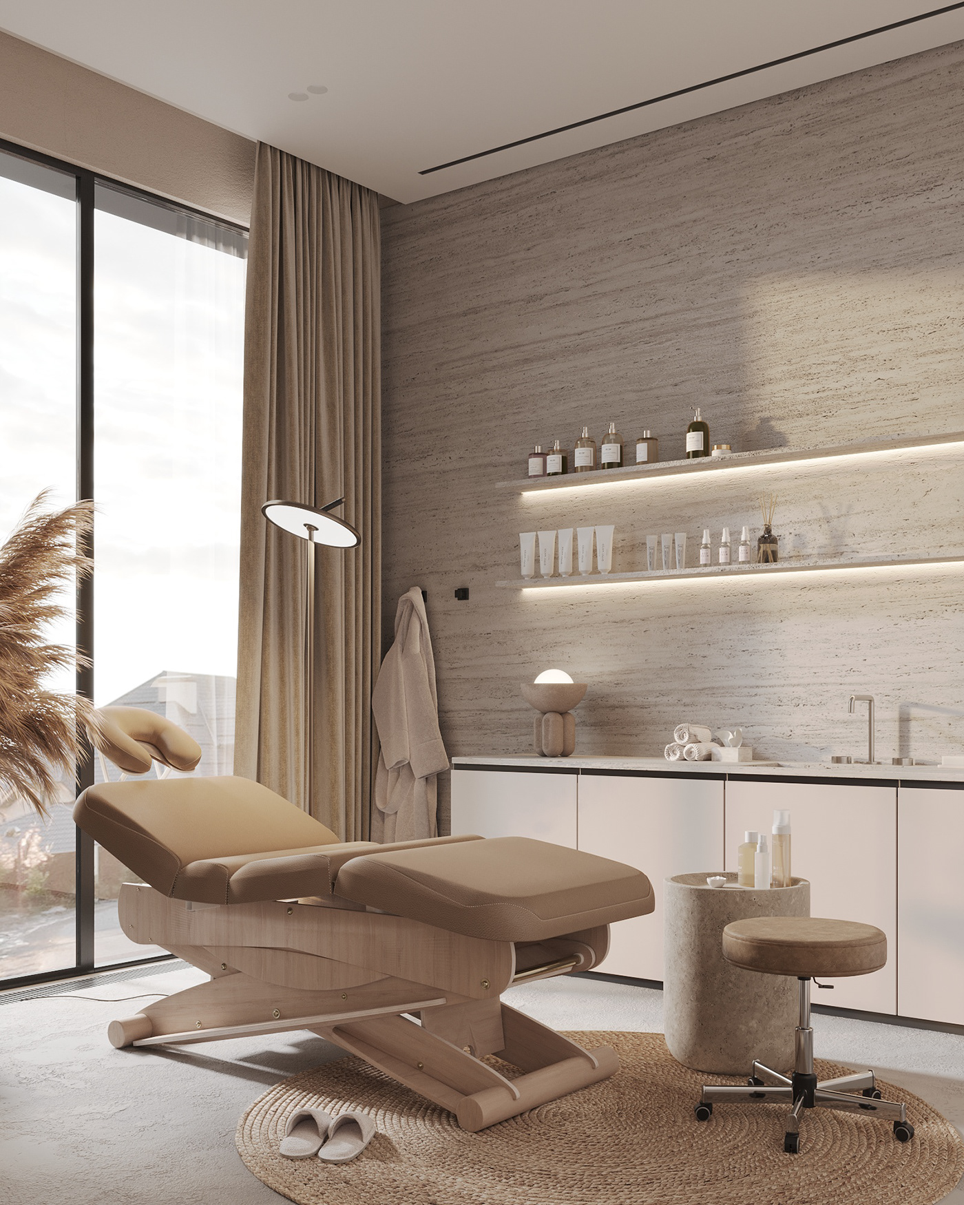 Spa-Like Salon Interiors