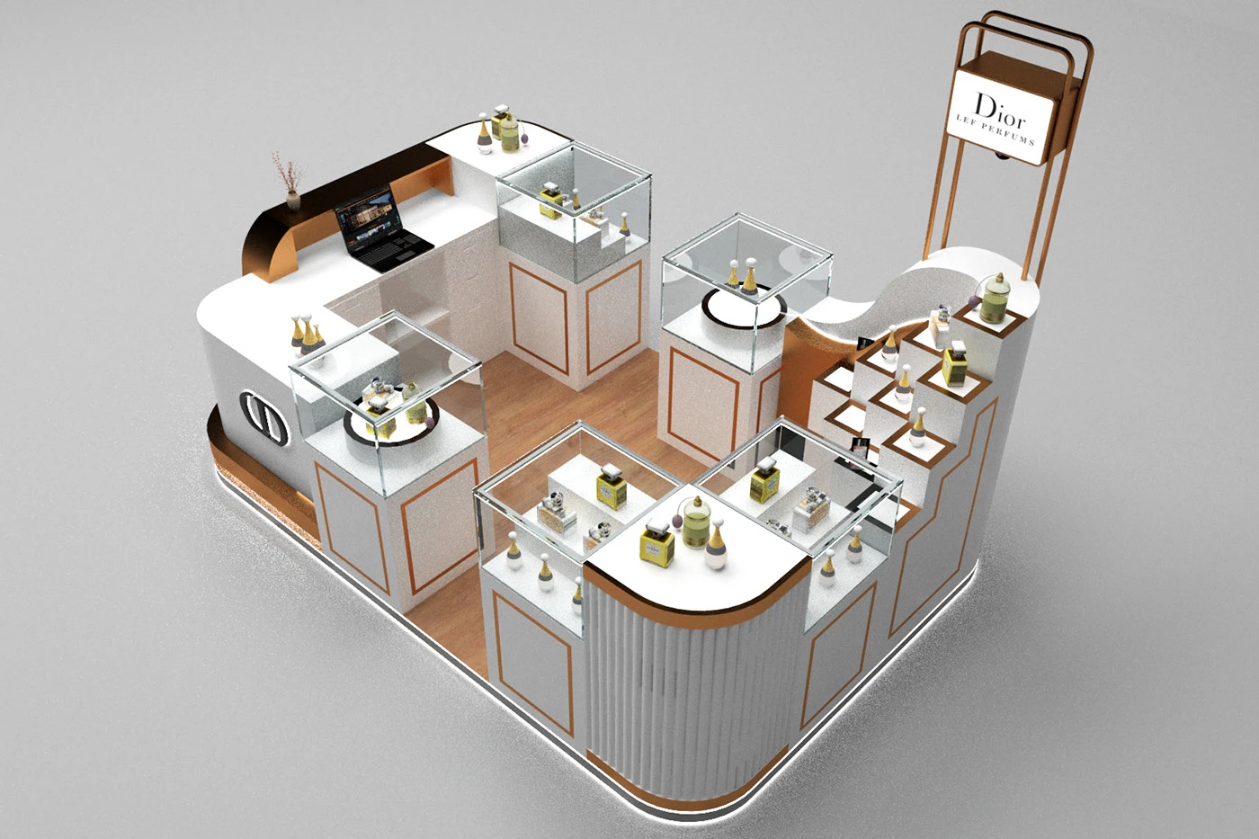 Kiosk fitout