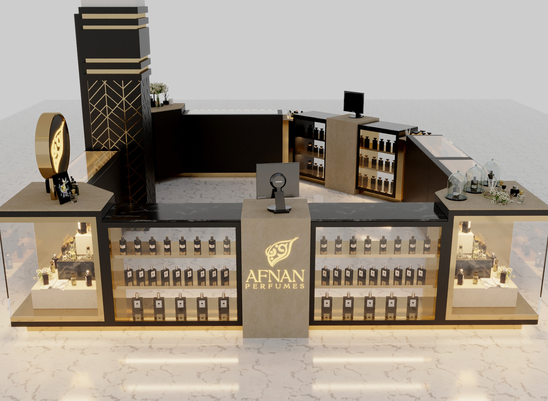 Kiosk fitout